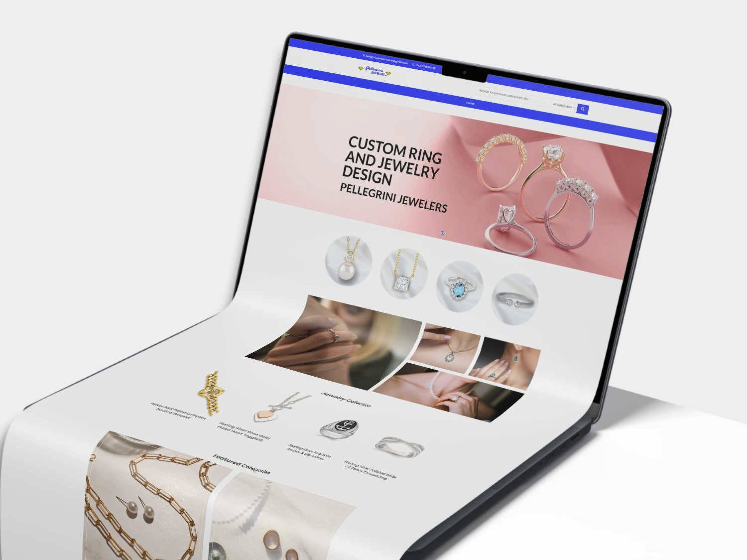 E Commerce for Pellegrini Jewelers